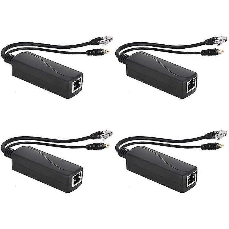 4 Stück Netzteil 12V Poe Splitter Adapter Injektor DC 12V
