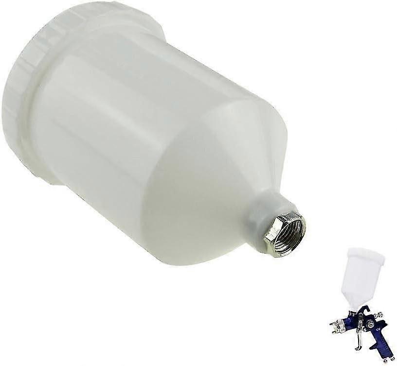 Gravity Paint Spray Gun 600ml Plastic Cup With Threaded Connector