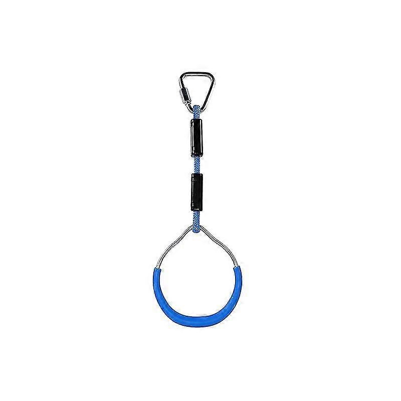 Rocker Gymnastics Ring - Climbing Ring Swing Accessory, Blue