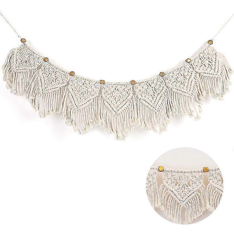 Woven Tassel Woven Small Flag Home Wall Decor