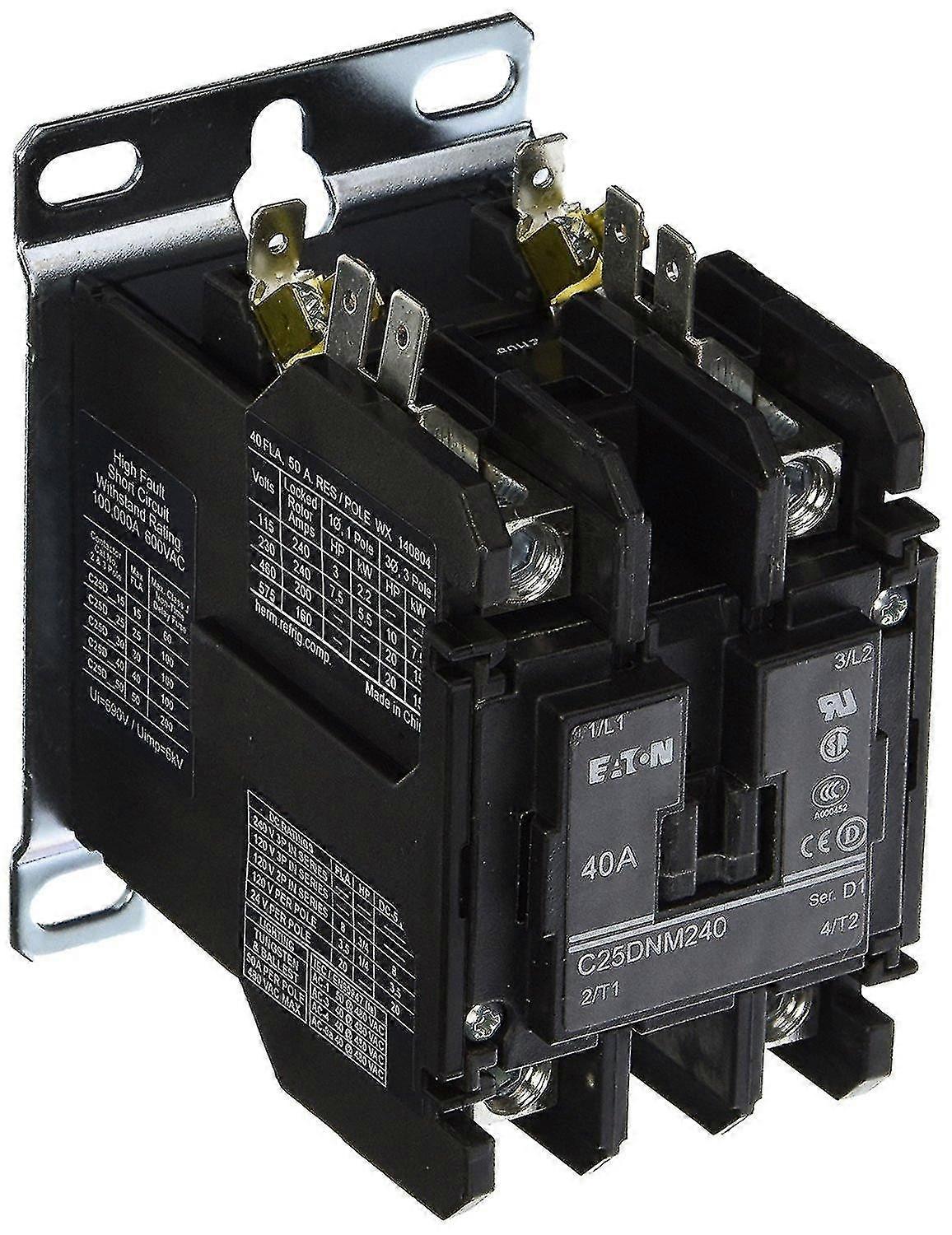 Coates 21000100 50amp 240v Coil Double Pole Contactor
