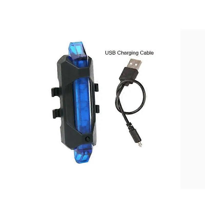 USB Rechargeable Waterproof Mountain Bike Lamp Warning Cycling Taillight Bike LED Headlight Outdoor Portable Bicycle Tail Light