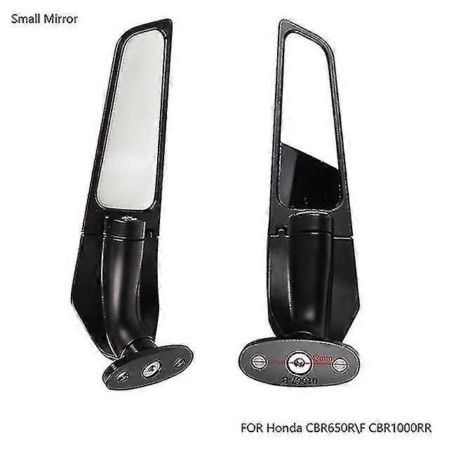 Qx For Honda Cbr1000rr For Kawasaki Ninja 250 300 400 650 Motorcycle Mirror Modified Wind Wing Adjustable Rotating Rearview Mirror