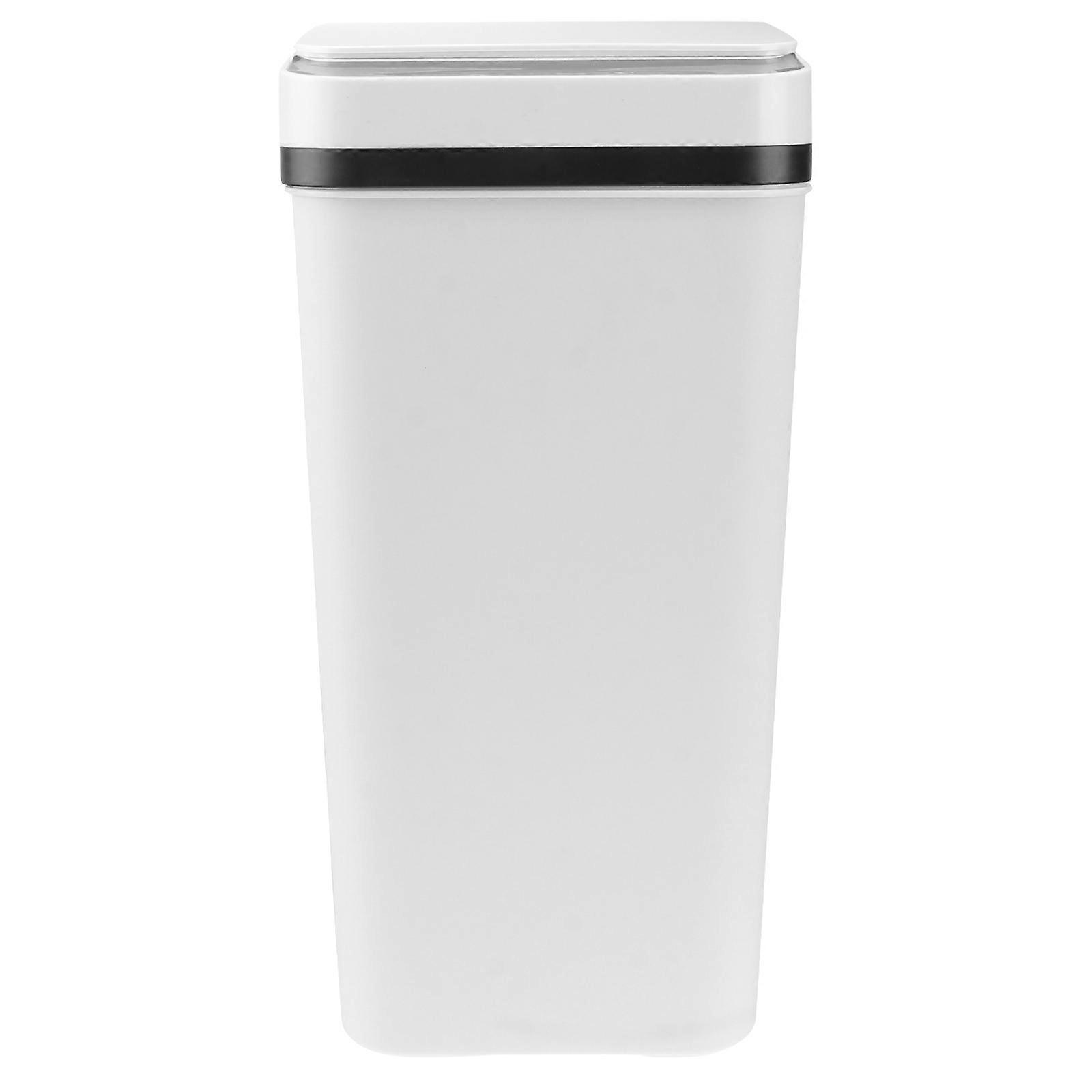 Trash Can Lid Slim Trash Can Small Trash Can Garbage Bin Induction Dustbin Garbage Can Lid