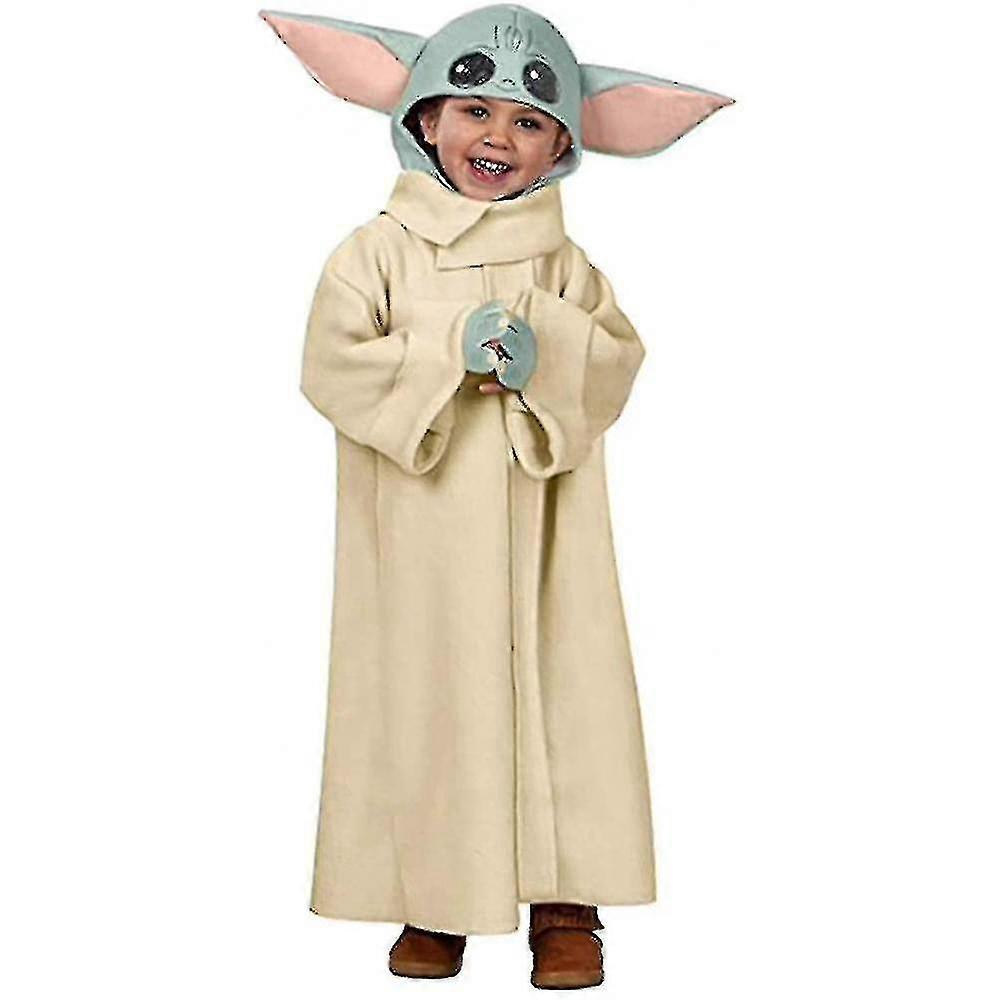 Yoda תחפושת,מנדלוריאן כובע מעיל חלוק הילד,Costu_y ילדים באיכות גבוהה