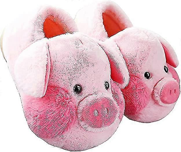 Cute Slippers Ladies Pig Slippers Fluffy Adult Pig Slippers Winter