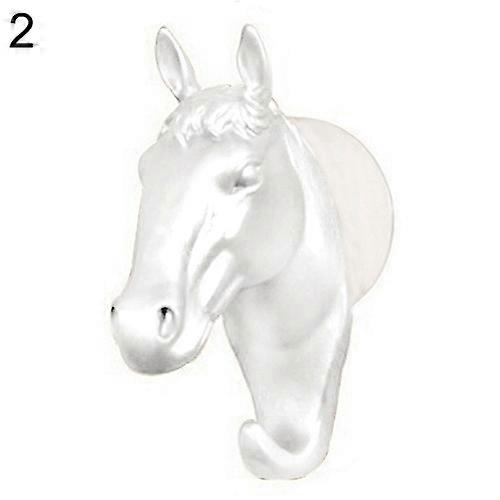 Fashion Wall Decorative Hook Horse Pattern Resin Sucker Hooks Creative Key Hanger