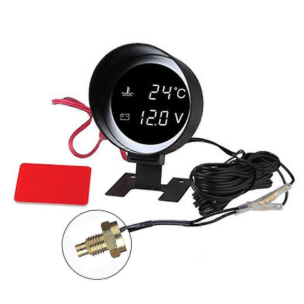 Voltmeter Wassertemperaturmessgerät für Auto & 8/10/12/14/16/17 / 21mm Sensor Boris
