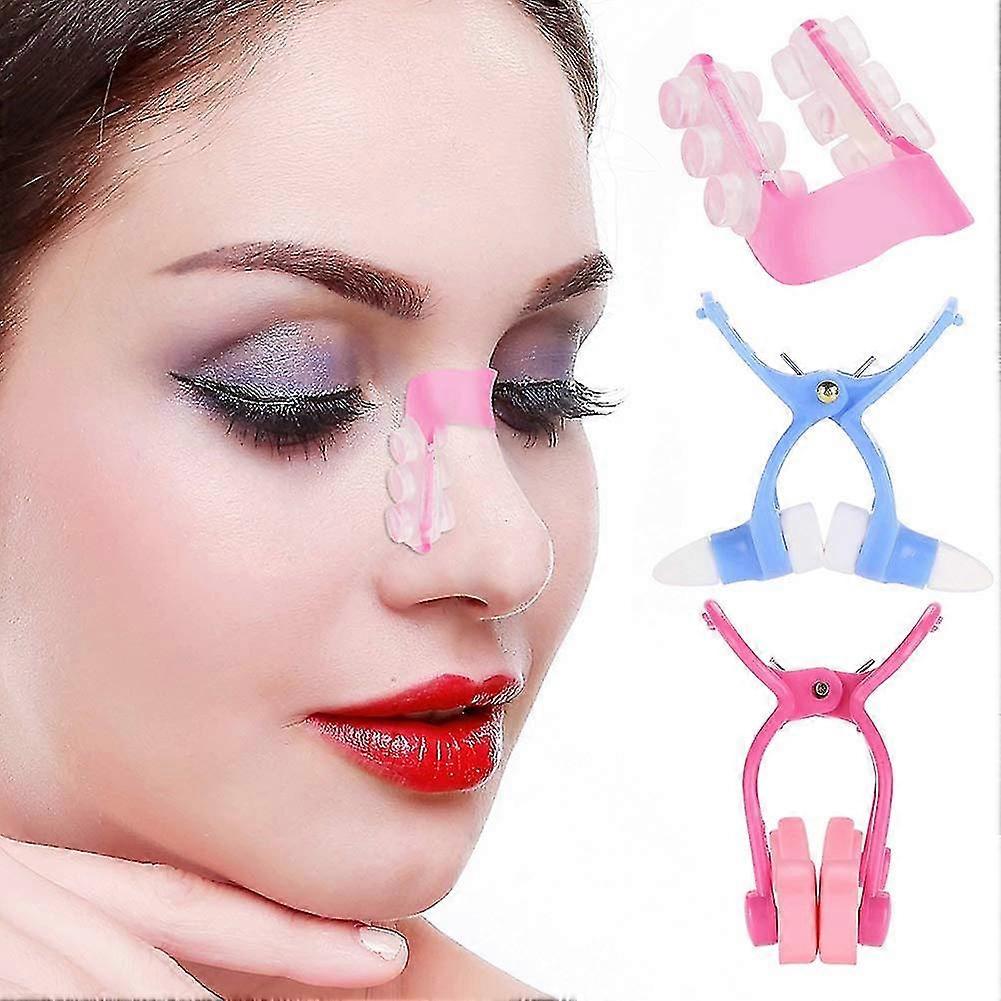 3pcs Nose Plating +nose Raise Up +nasal Bridge Correction Kit Soft -safe Silicon Nasal Lifts, Nasal Bridge Pull Straight Correction