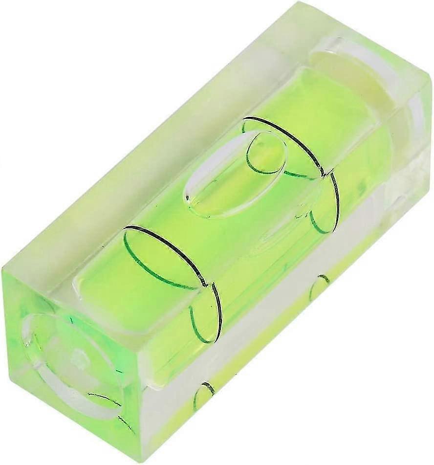 Square Mini Spirit Level Bubble Small Level (10pcs, Green)
