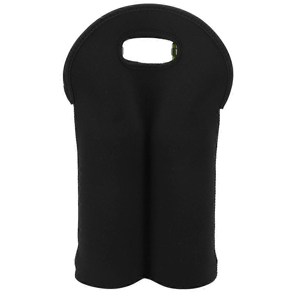 2 Bottles HandHeld Neoprene Wine Bottle Bag Protect Insulated WineBottle Cover Carrier