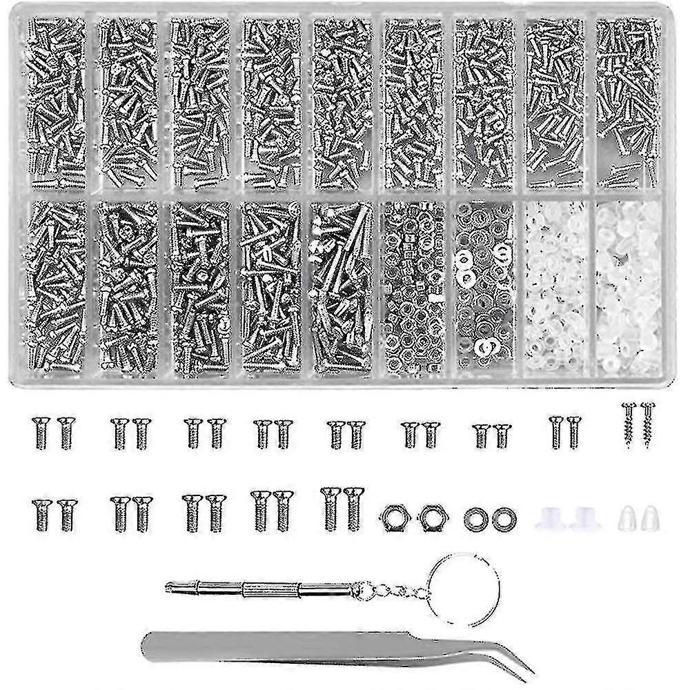 Σύνολο επισκευής βιδών, για τα γυαλιά ηλίου, εξάρτηση αντικατάστασης κοσμημάτων