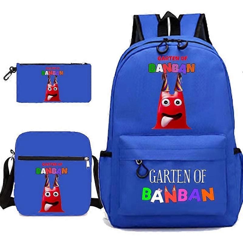 Garten of Banban Klass Trädgårdsspel Student Skolväska En-axel Pennväska Tredelad Set Lätt Barnryggsäck
