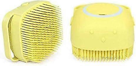 Silicone Exfoliating Brushes & Body Scrubber With Soap Dispenser For Shower,enhance Blood Circulation&deep Cleansing Bath Loofah For Babies, Kids, Wom