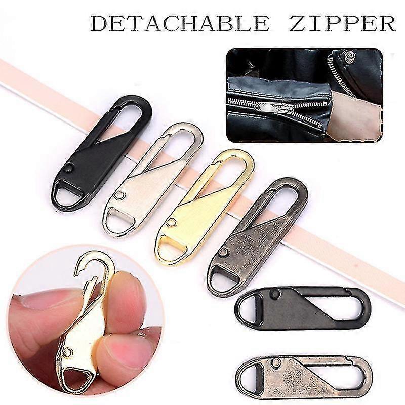 20 Set Zipper Pulls Tab Replacement With Handle Cord Carabiner Design Spring Zip