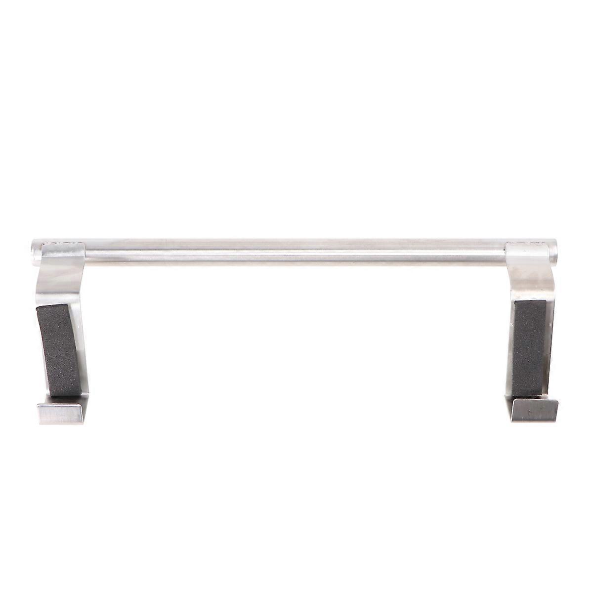 Porte-serviettes suspendu en acier inoxydable Porte-serviettes multifonction à barre unique Organisateur Cintre à serviettes sans perforation (taille S)