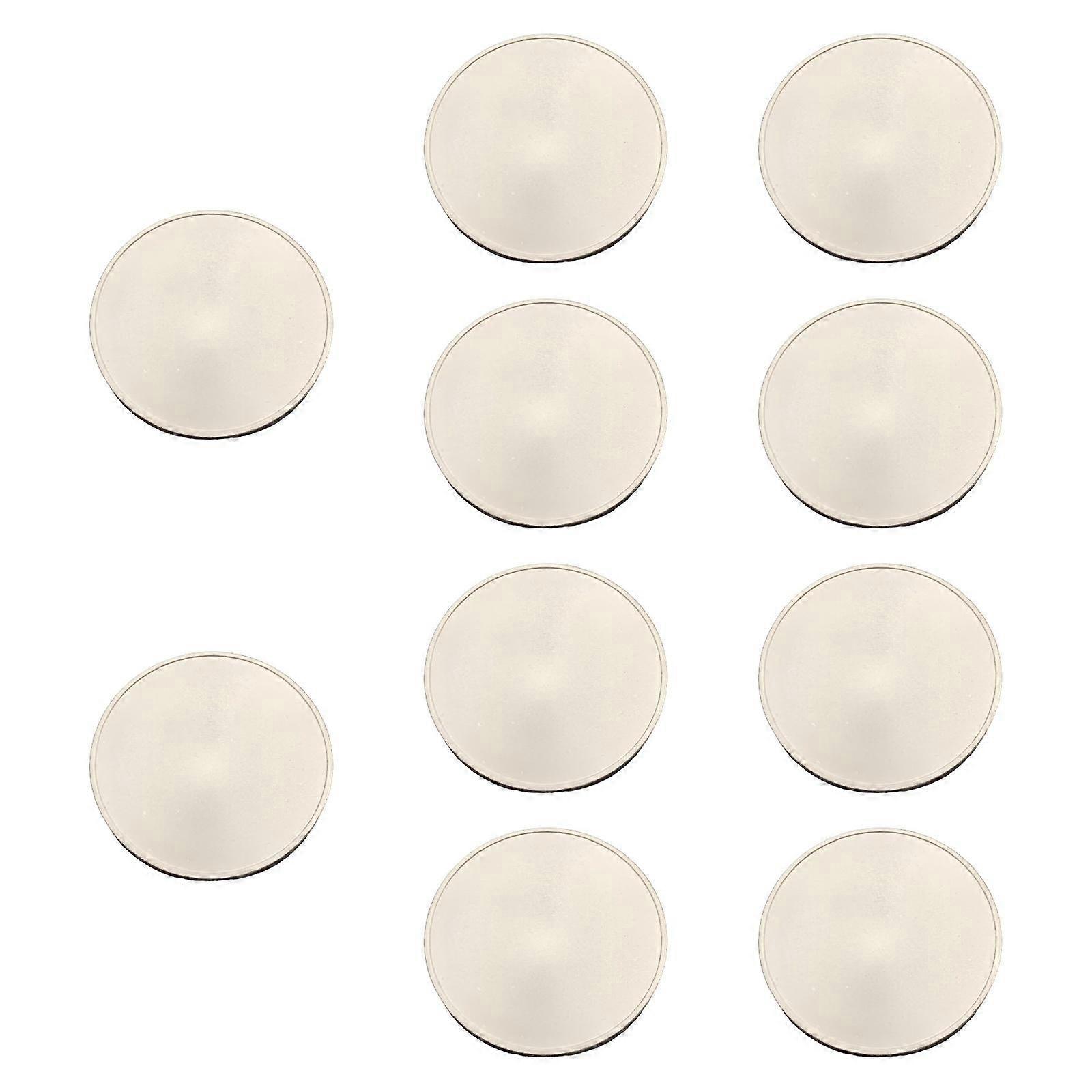 10x Blank Challenge Coins Birthday Iron Plating for Engraving Plated Pattern Argent