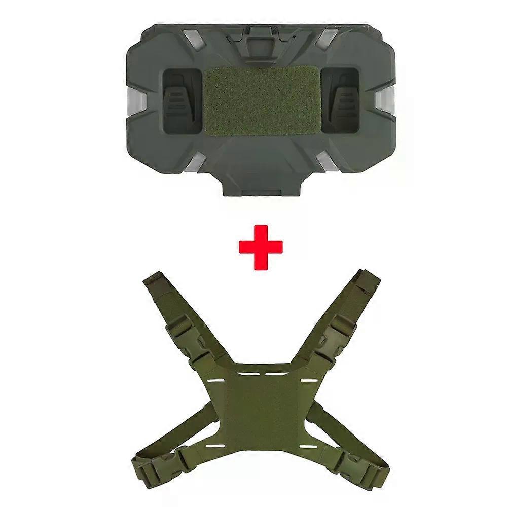 NEW Tactical MOLLE Folding Navigation Board Airsoft Map Case Mobile Phone Holder Vest Chest Fixed Strap for Airsoft Accessories
