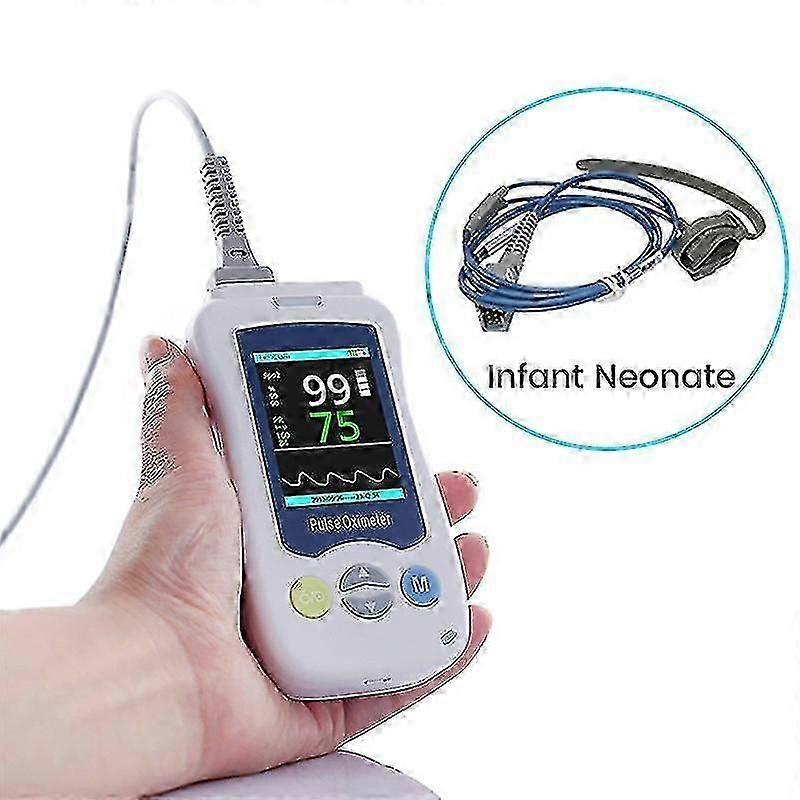 Handheld Pulse Oximeter Finger Portable Fingertip Blood Oxygen Saturation Meter Spo2 Pr Heart Rate M