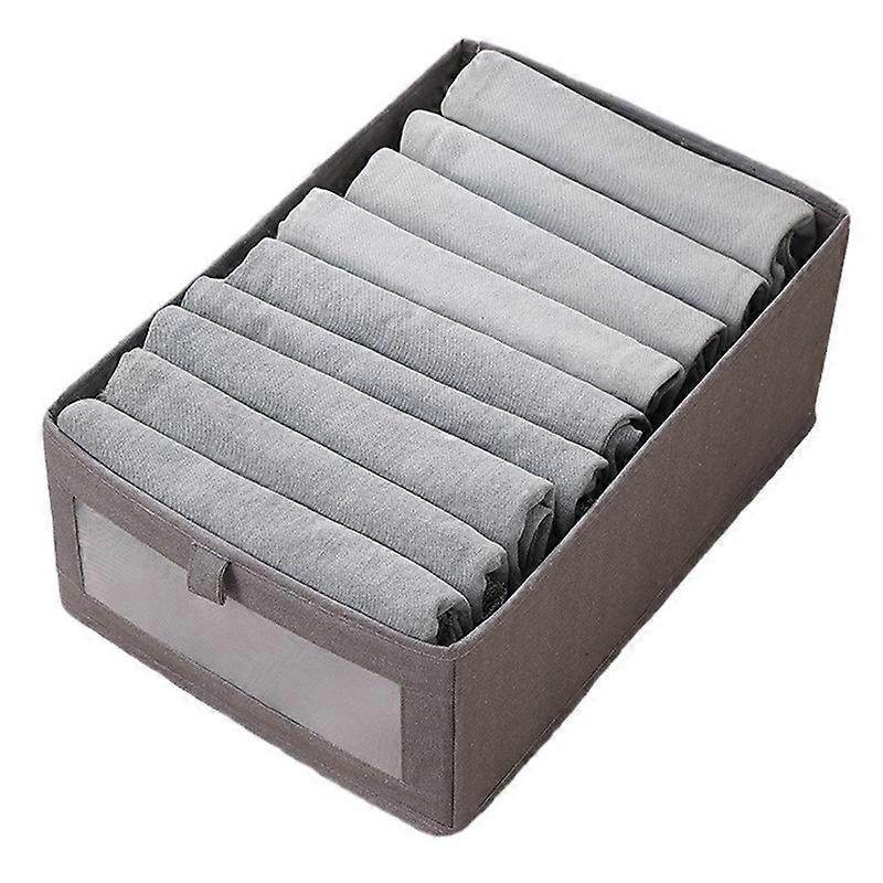 Type B Size M Clothes Storage Box Organizer with Clear Window for Wardrobe Closet