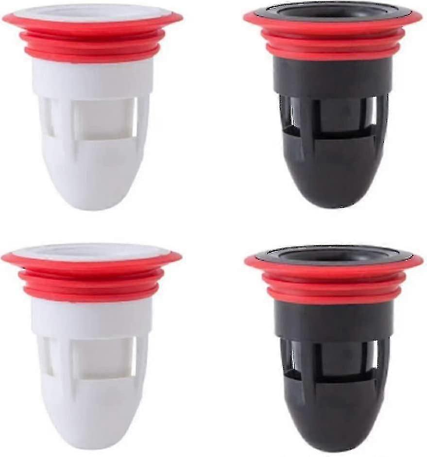 4pcs Shower Floor Drainage Backflow Preventer Valve Sewer Core