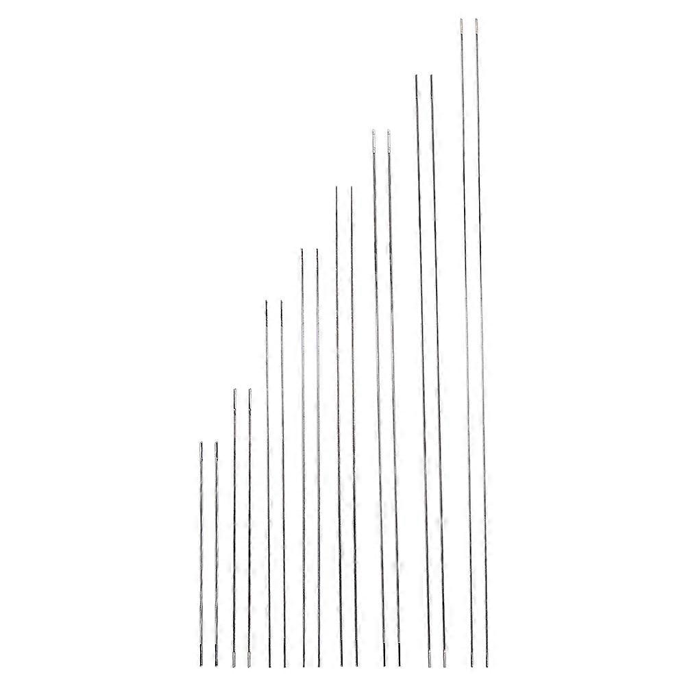 16pcs Middle Opening Beading Needle 8 Sizes Big Eye Collapsible Beading Needles Set Hand Tools for D