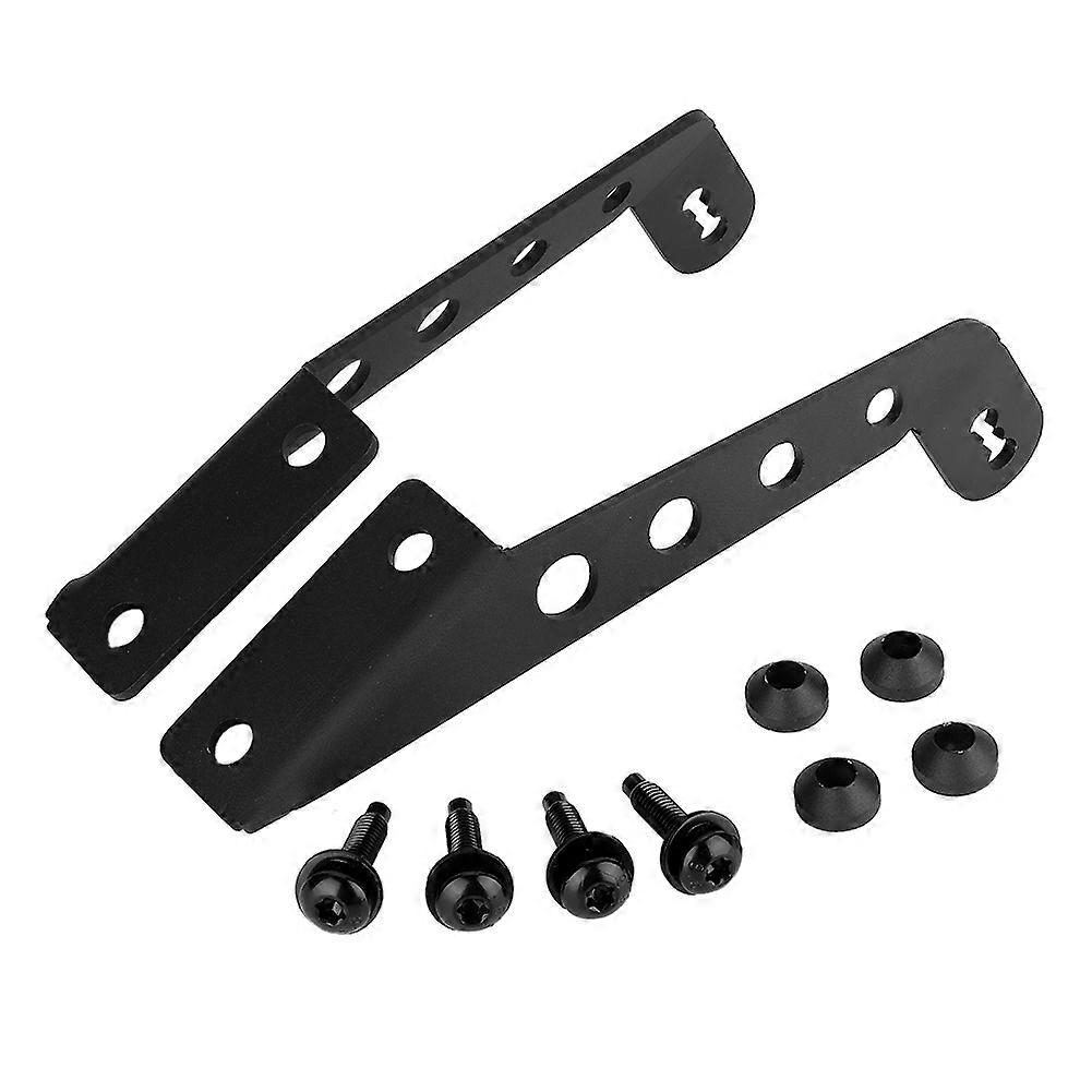 One Pair Hood LED Work Light Bar Mount Mounting Brackets Kit Fit for Jeep Wrangler JL 2018-2019