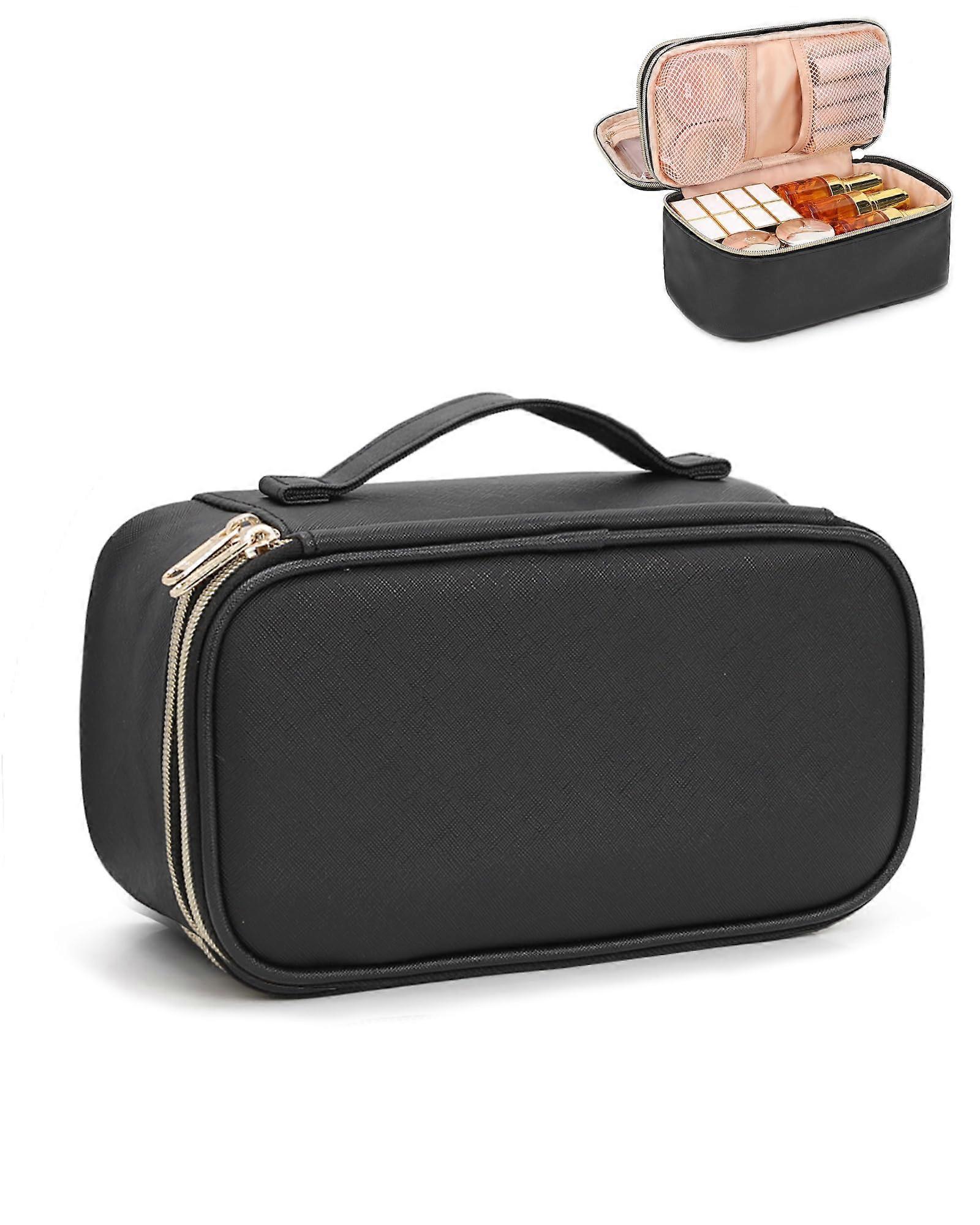 Makeup Bag for Women Travel Organizer with Multiple Compartments, Waterproof Material, Compact Size, and Stylish Design