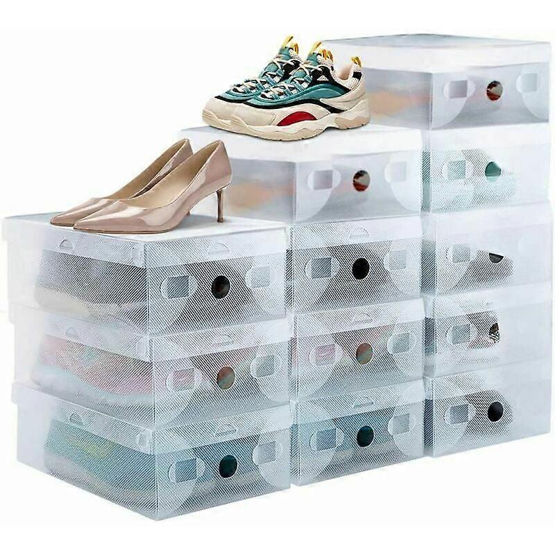 Stackable Shoe Box, Storage, Transparent