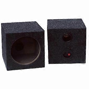 6x5 Single Sealed Truck Speaker Box Enclosure 6.5 - Black