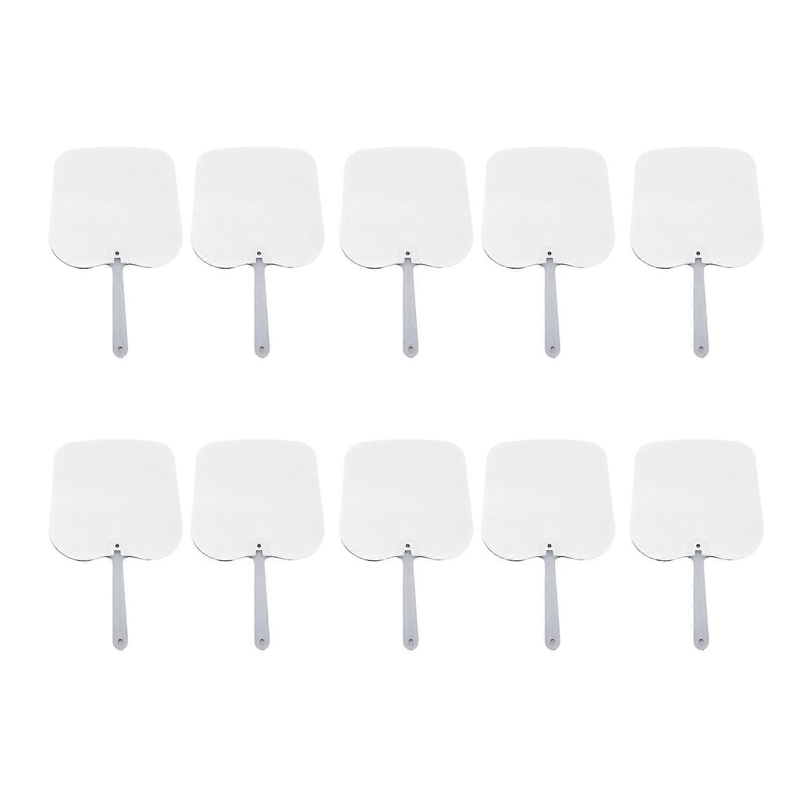 10Pieces Church Fan with Double Sided Sublimations Blank for Printing for Special