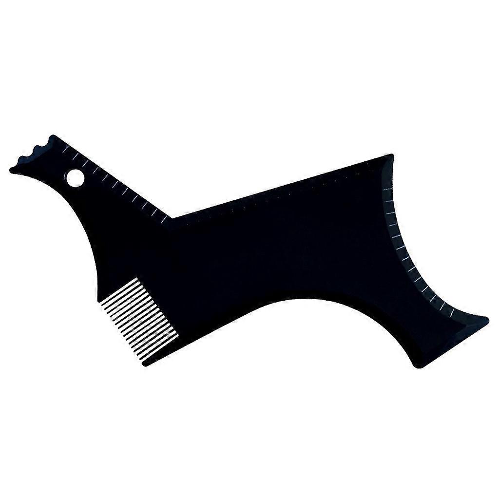 Arrivals Men's Beard Shaper Tool Transparent Template Styling Comb Templates GGG