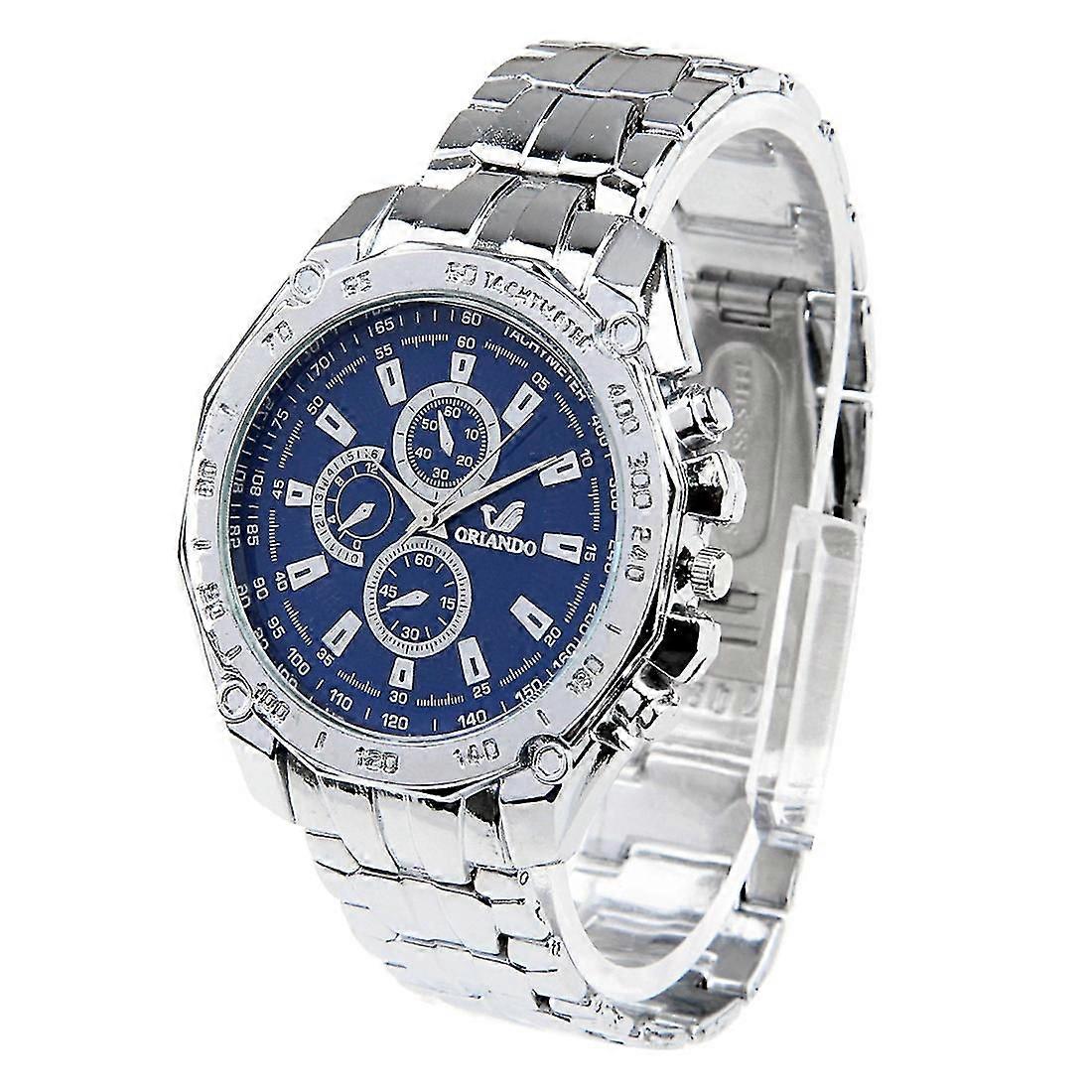 Men Quartz Watch Blue