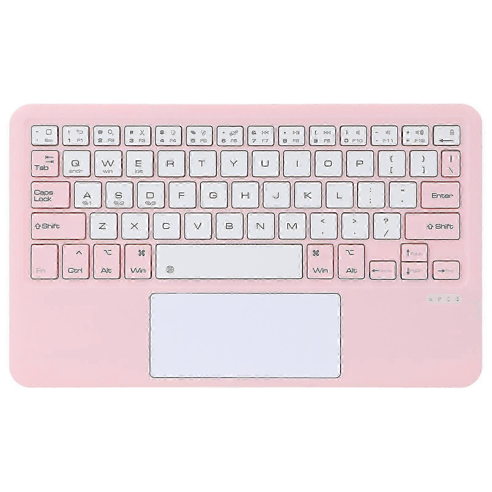 Wireless Keyboard Portable Scissor Key Foot Keyboard With Touchpad For Android For Os X For Windowspink