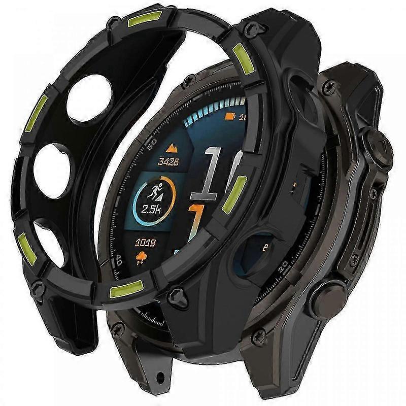 For Garmin Fenix 8 43mm TPU Watch Case Anti-Scratch Hollow Watch Frame CoverP2021122476 FG05