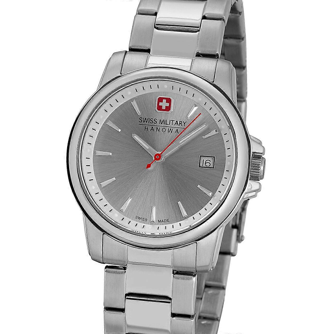 男士手表 瑞士军用哈诺瓦 06-5230.7.04.001.30， 石英， 39mm， 5ATM