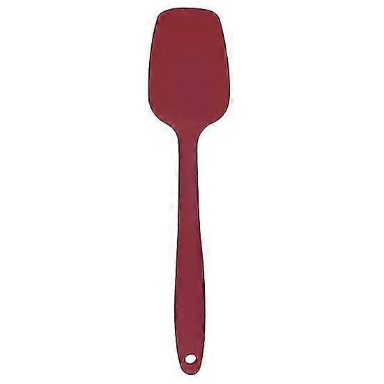 Non-Stick Silicone Spatula with Hanging Hole Non-Slip Handle Heat Resistant Flexible Scraper Baking Tool Dishwasher Safe Spatula Kitchen Utensils
