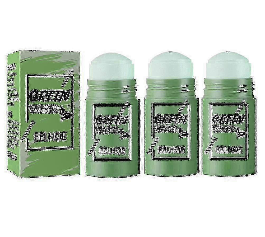Eelhoe Mask Stick Thé vert Solid Mask Oil Control Nettoyant Acné Hydratant Smear Mask Stick