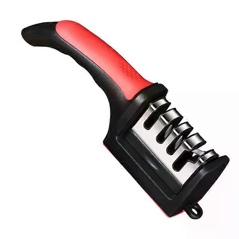 Professional Knife Sharpener Professional Knife Sharpener Scissor Sharpener with Non-Slip Base for Restoration Polishing Knives and Scissors(23*5*5.7