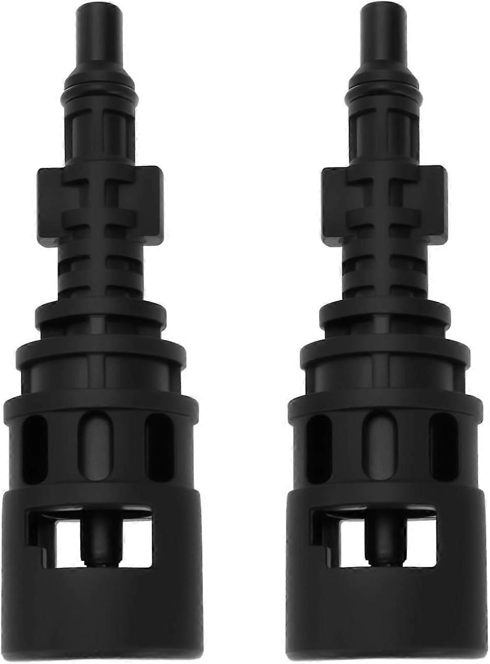2Pcs Pressure Washer Conversion Adapter Coupling Connector Compatible with Karcher Compatible with Lavor Parkside 124 X 24.5mm Black