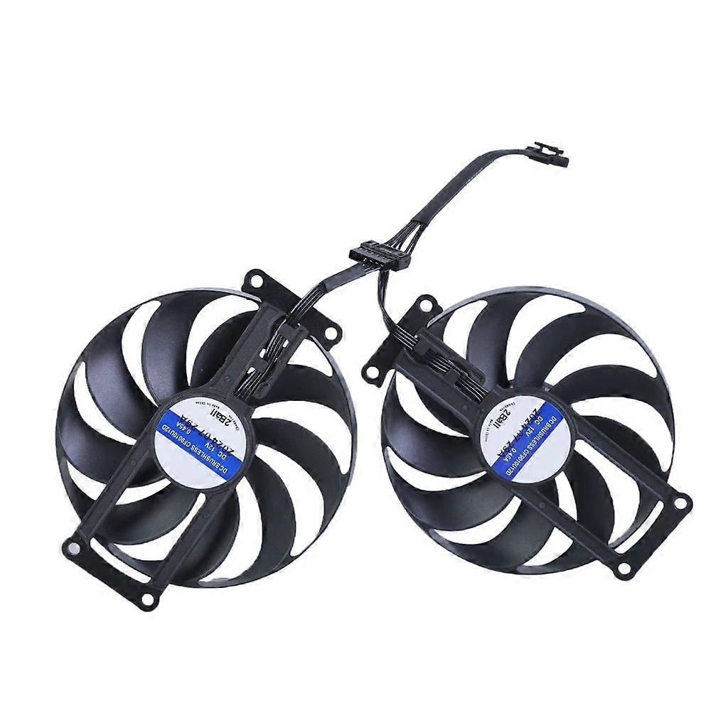 مروحة مبردات ل RX6600 6600XT 6700XT VGA مروحة تبريد بطاقة الرسومات 12 فولت 6 دبوس