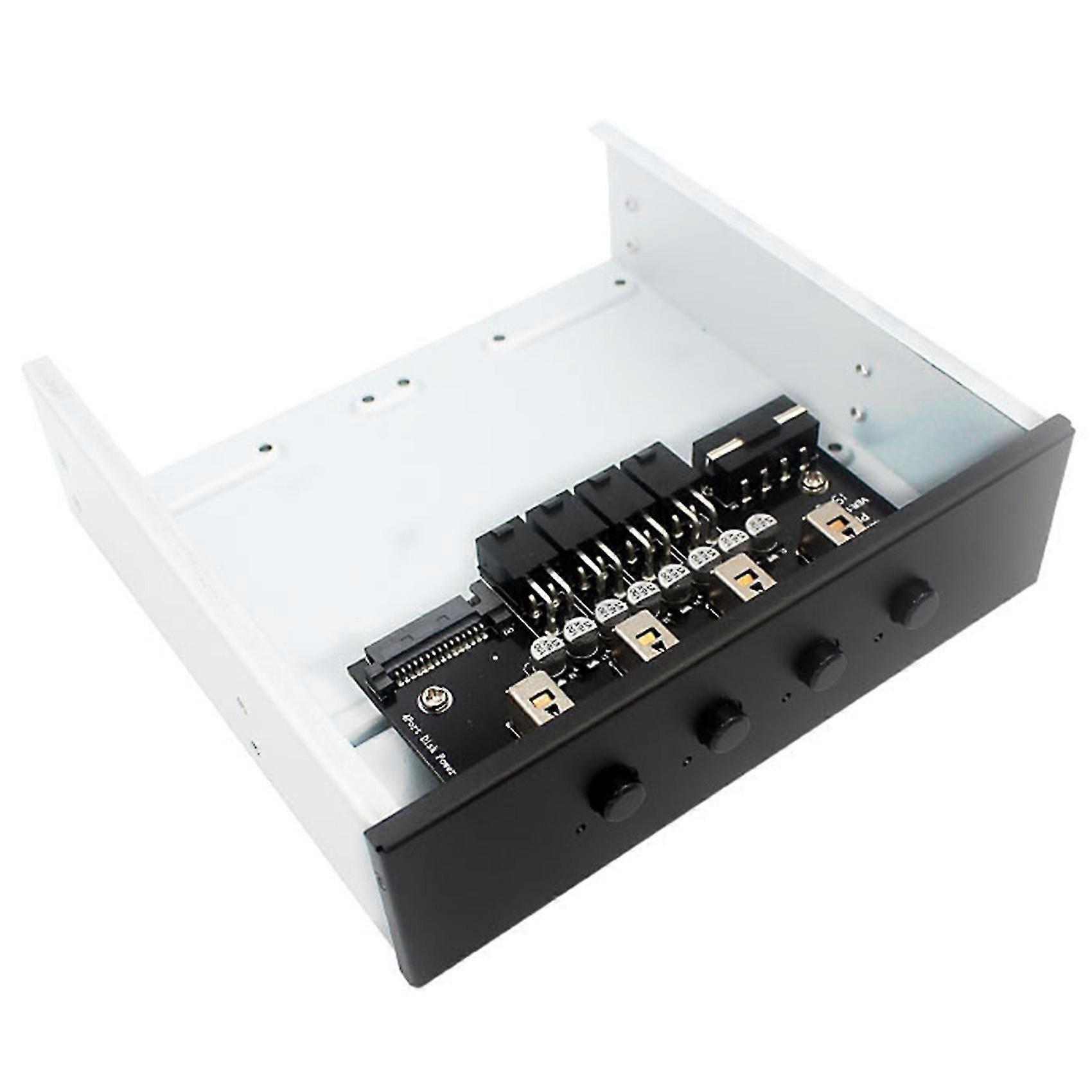 4 Way Hard Disk Selector Controller Hard Drive Power Switch Module per Computer Desktop Supporto 2.5/3.5 Pollici SATA HDD