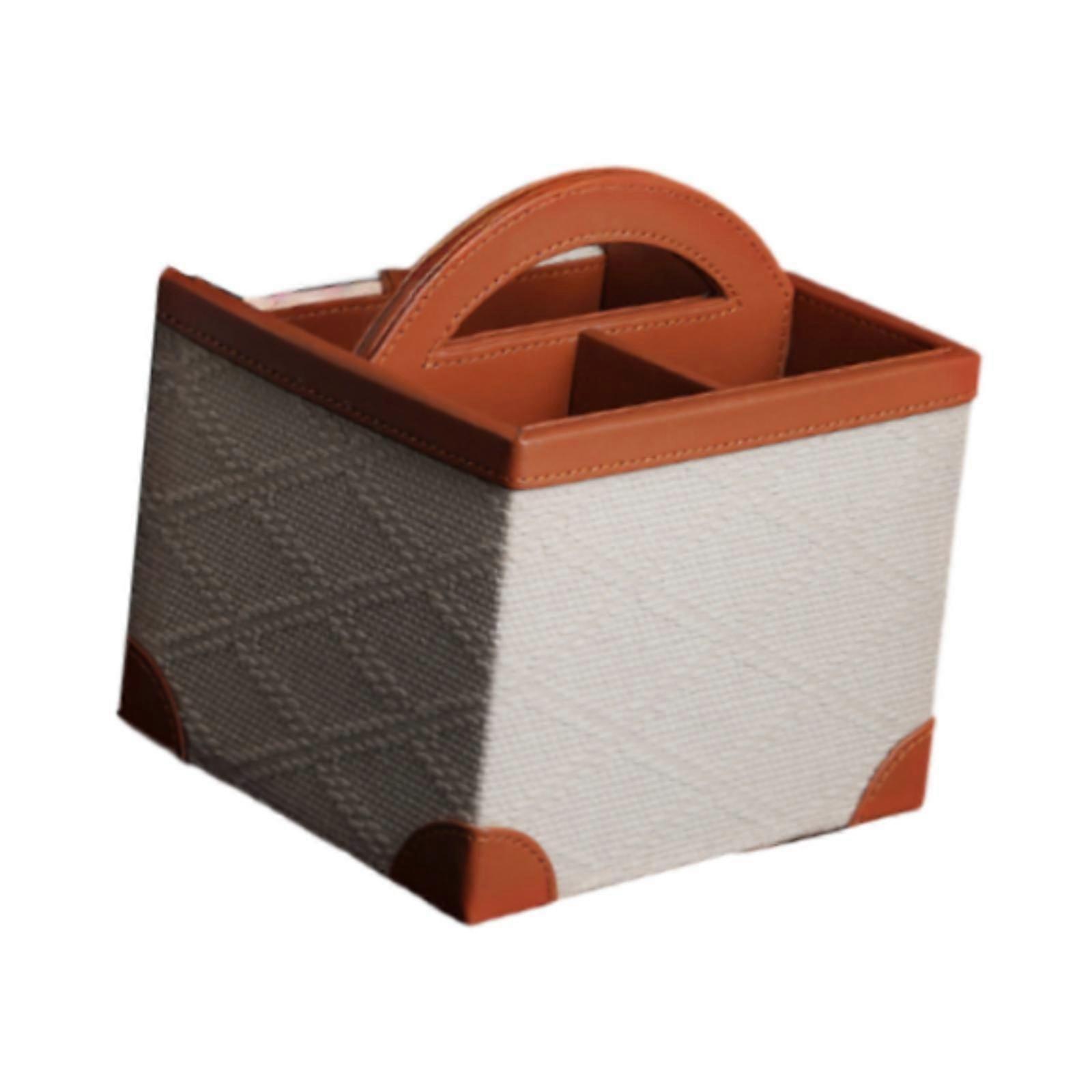 Remote Control Holder Desktop Storage Box for Living Room Bedside Countertop