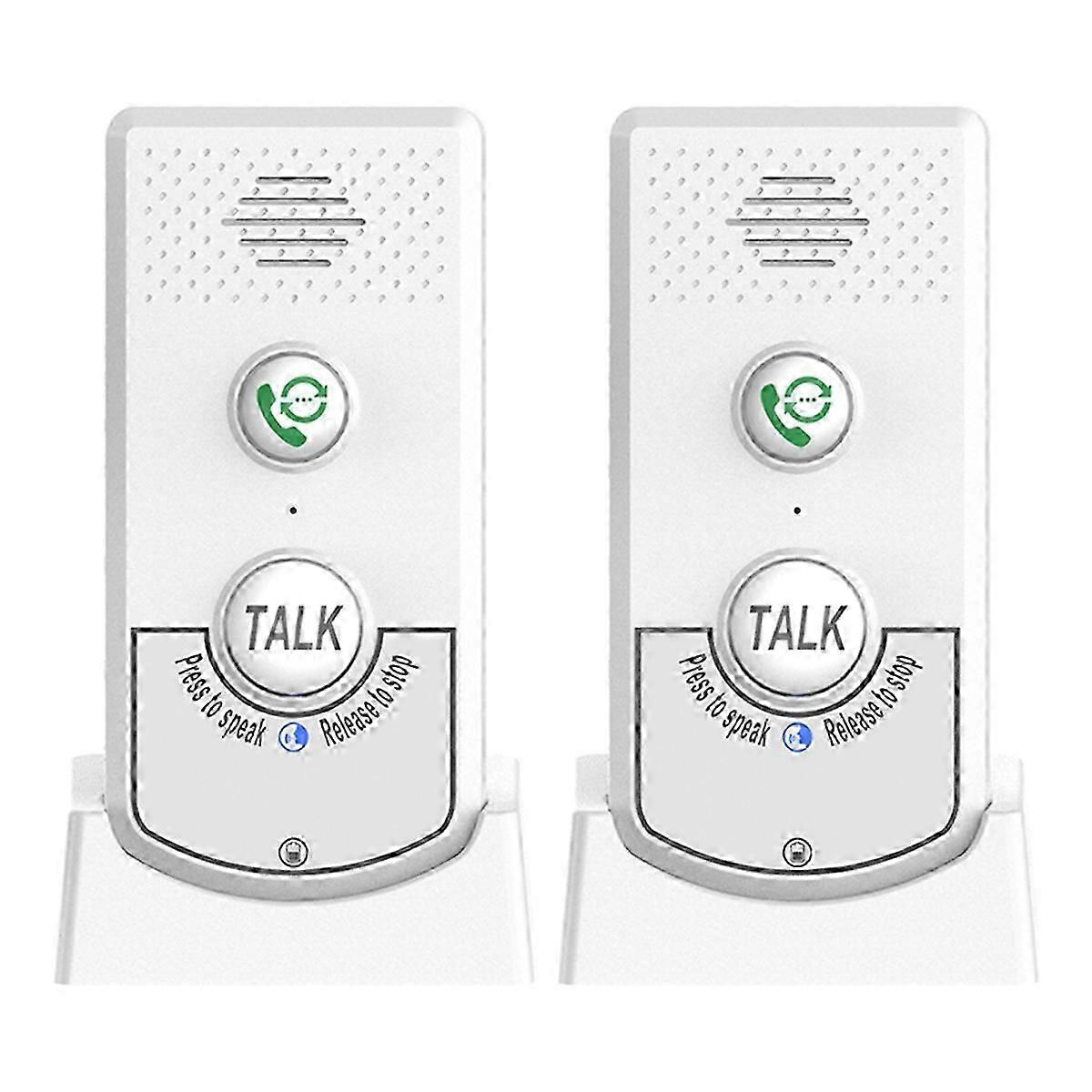 Intercoms Wireless for Home Voice Bidirectional Caller Home Ultra Long Distance Wireless Voice Interphone Elderly Caller-Good