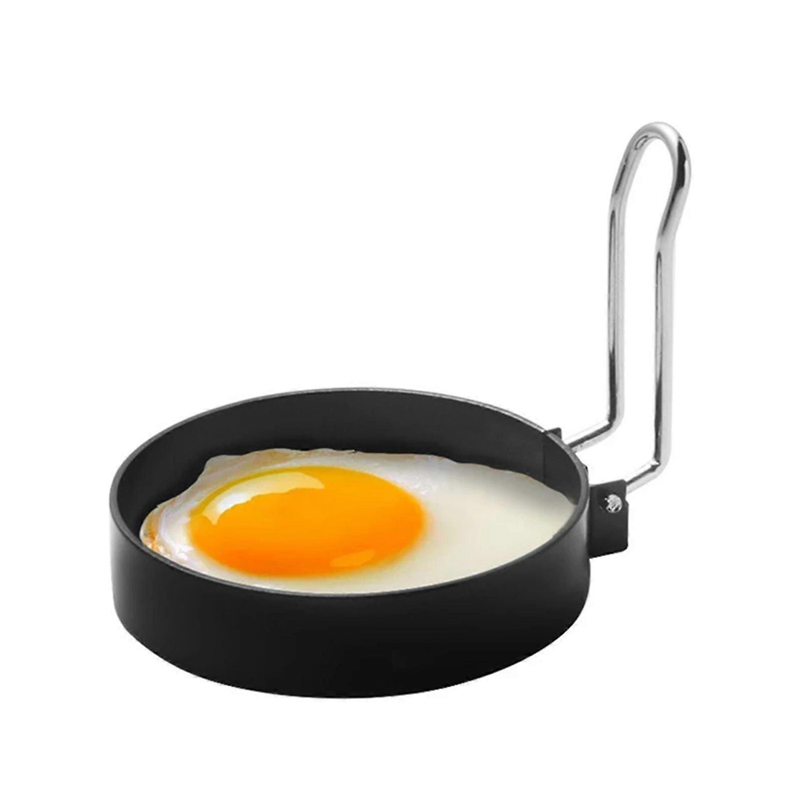 Round Egg Cooker Rings Non Stick Metal Circle Shape Mold Fried Poached Egg Cooking Rings For Kitchen