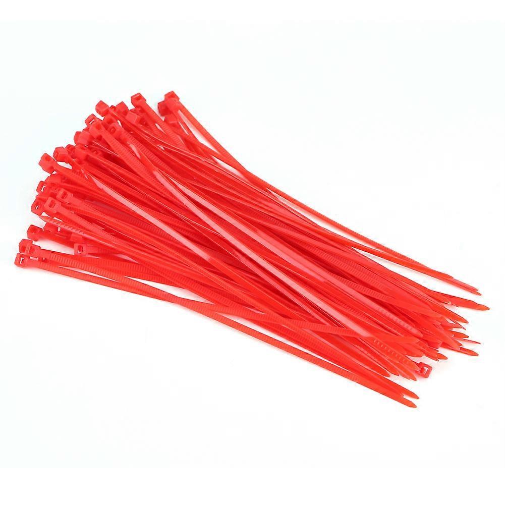 15cm Reusable Nylon Cable Zip Ties 100 Pack Self Locking Wire Fastening Straps for Organizing Cables and Wires