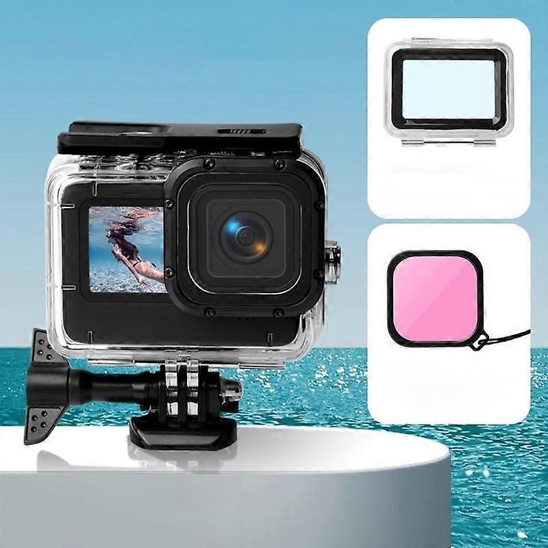 Waterproof Case Touch Back Cover Lens Filter for GoPro HERO9