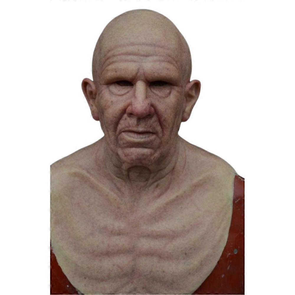 Lateks Gerçekçi Erkekler Yüz Örtüsü Maske Erkek Kılık Cadılar Bayramı Partisi Sahne