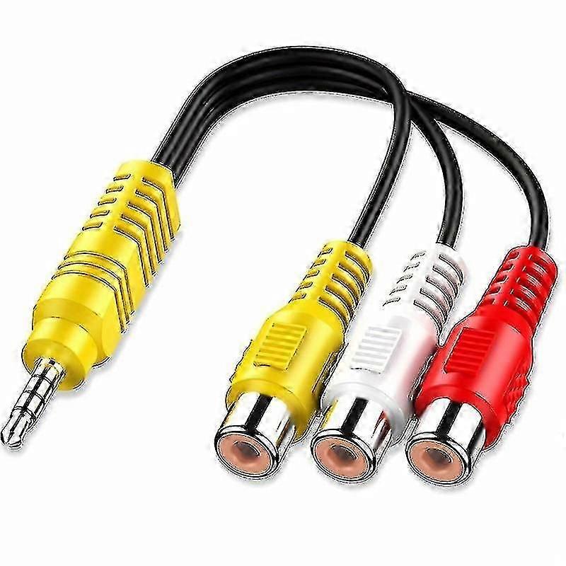 RCA to 3.5mm AV Input Adapter for TCL TV - Video & Audio Component Cable Replacement