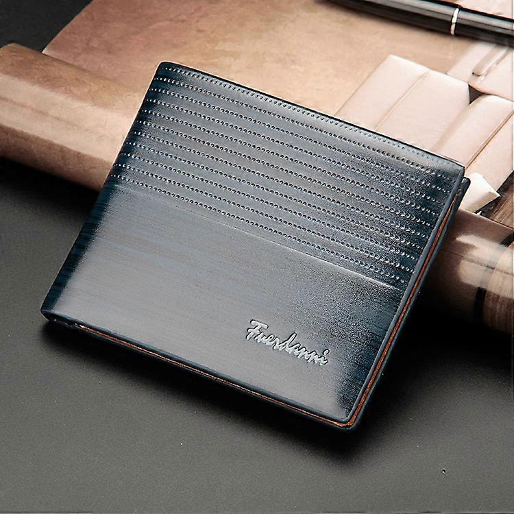 Baellerry KL017 Casual Short Embossed Wallet Horizontal Wallet For Men